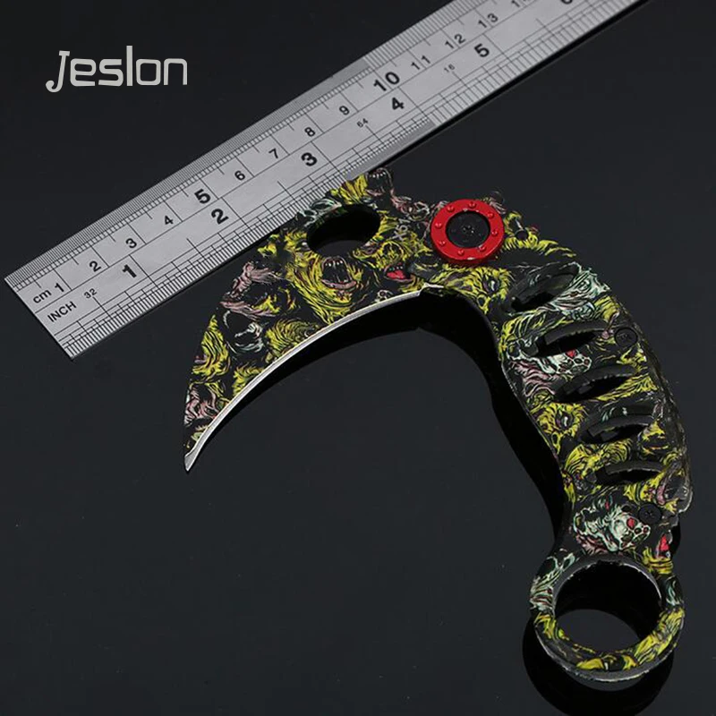 Jeslon CS игра складной когти Скорпион Ножи Охота для шашлыков Инструмент