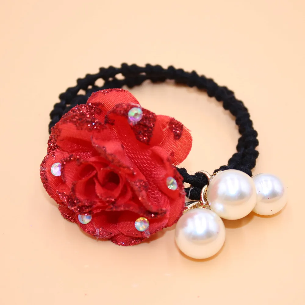 2 шт./партия черные жемчужные ленты для волос|band powder|accessories hardwareaccessories craft |