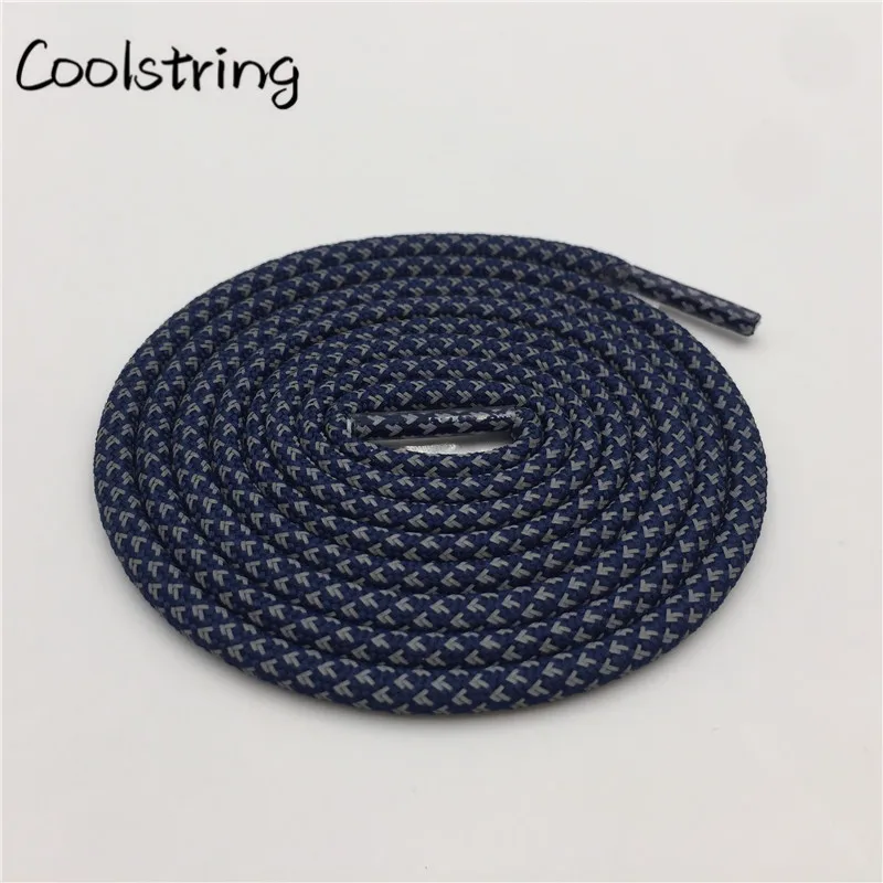 Coolstring выделить 3 м круглые шнурки отражающие Цветной обуви строка Прохладный светло-фиолетовые кружевные индивидуальная безопасность легко галстуком-бабочкой модная обжимной