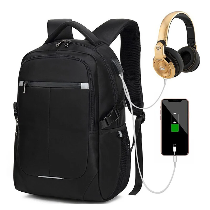 

WILIAMGANU Waterproof Men Backpacks USB Charging School Bags For Teenagers Student Multifunction Travel Laptop Backpack Women