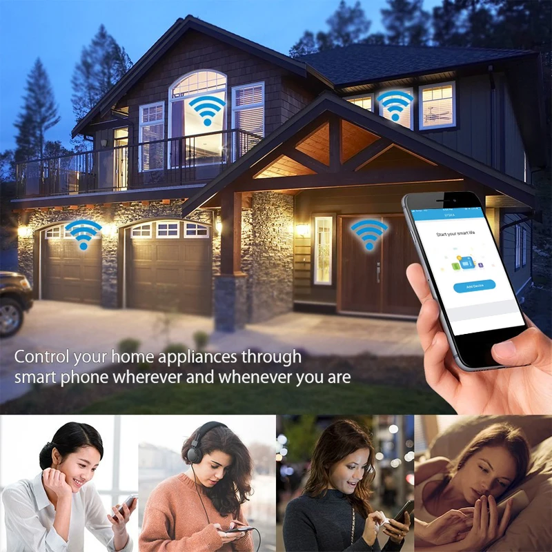 MOXOM интеллектуальная беспроводная (Wi Fi) Мощность полосы Стабилизатор напряжения