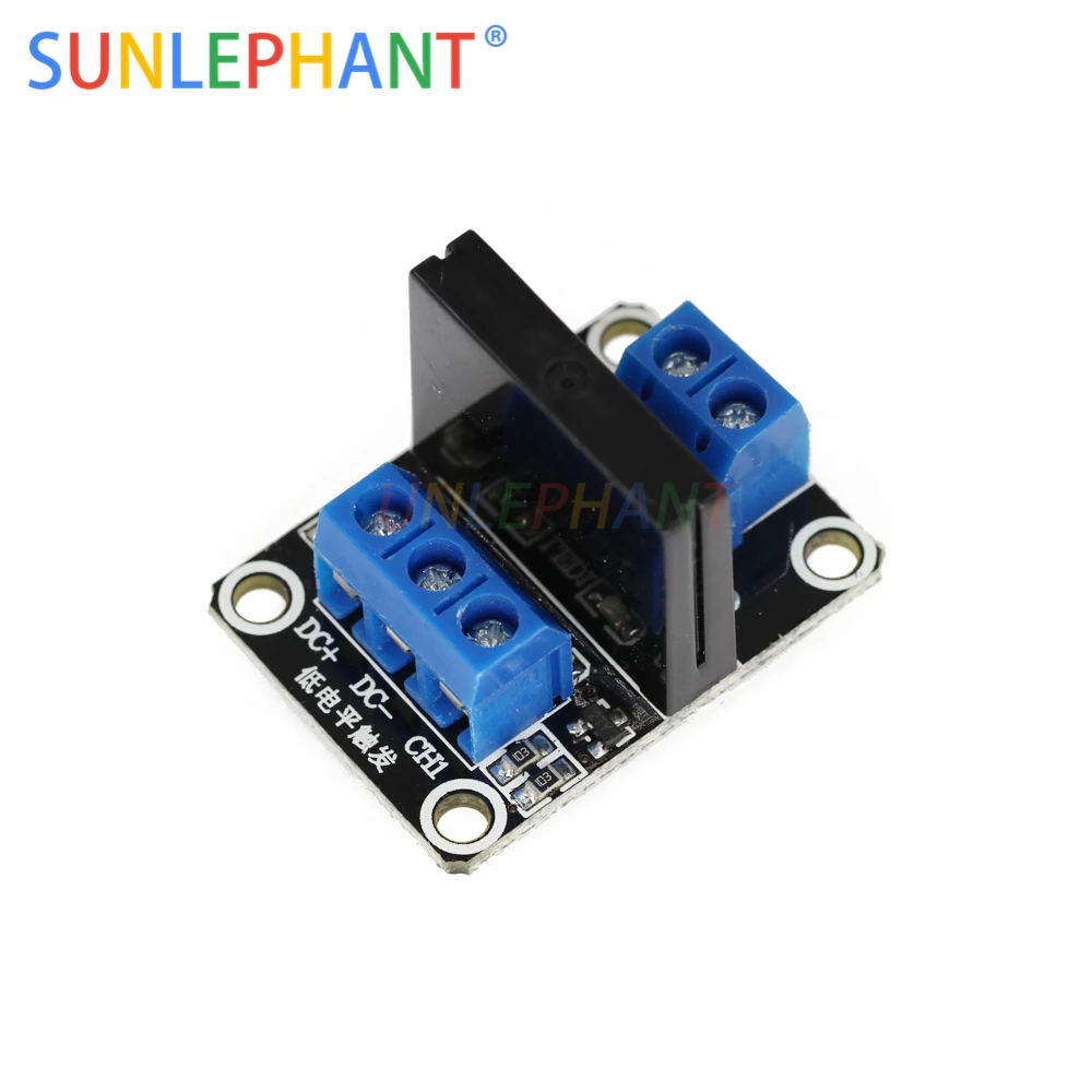 1 канал 5 в 12 В 24 DC релейный модуль Твердотельный низкий уровень SSR AVR DSP для
