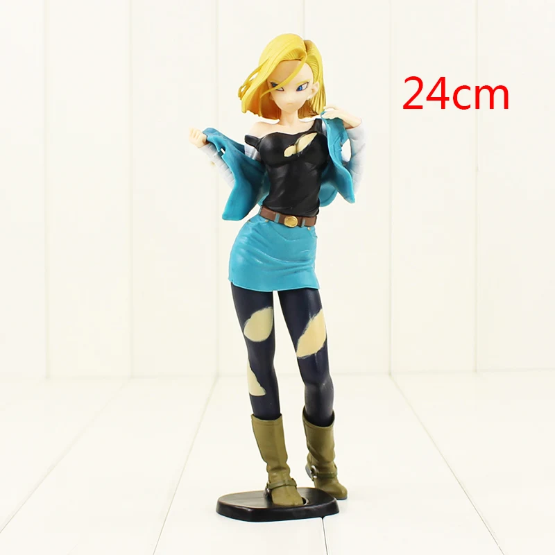 Style D opp bag 13-24 см Dragon Ball Z Gals Bulma изменение цвета блеск гламуры Android 18 Videl Chi Китай платье ПВХ фигурка Модель Кукла игрушка - Цвет: Style D opp bag