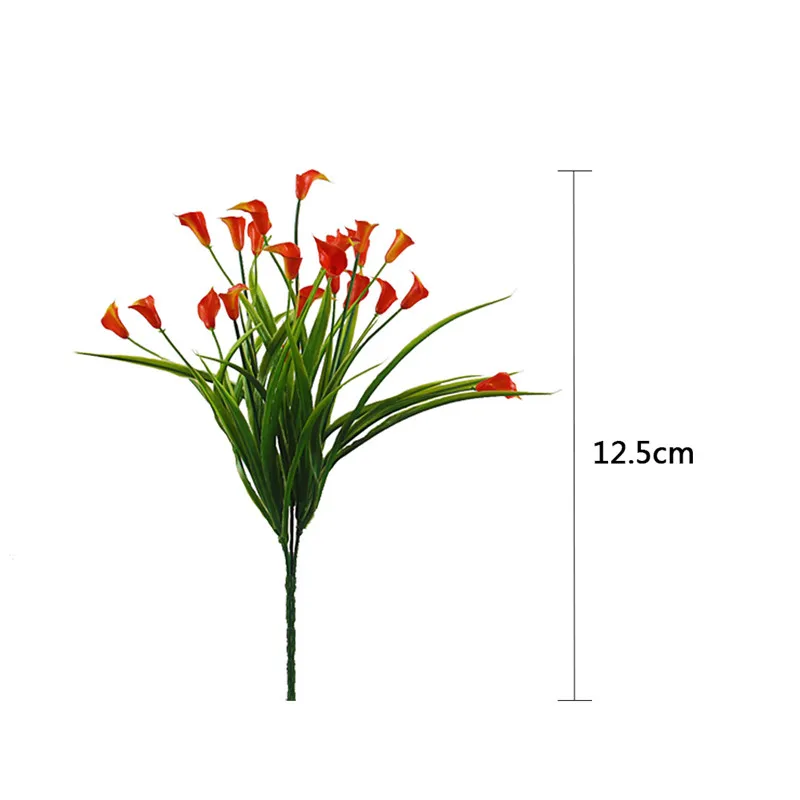 

Flone Artificial Plants Green Plant Plastic Potted Plants Flowers For Wedding Home Decorative Office Silk Lily Aquatic Plant