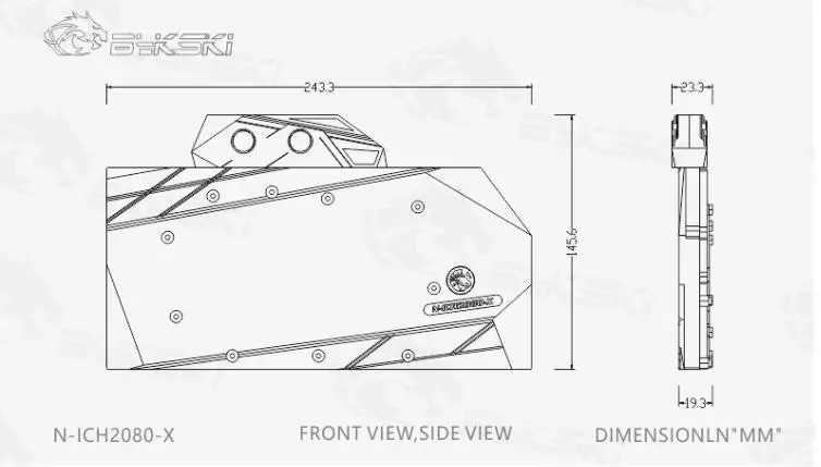 Bykski блок использования для Inno3D RTX 2070/2080 icхолм X3 JEKYLL/полное покрытие медный блок воды/Радиатор GPU/A-RGB/RGB AURA