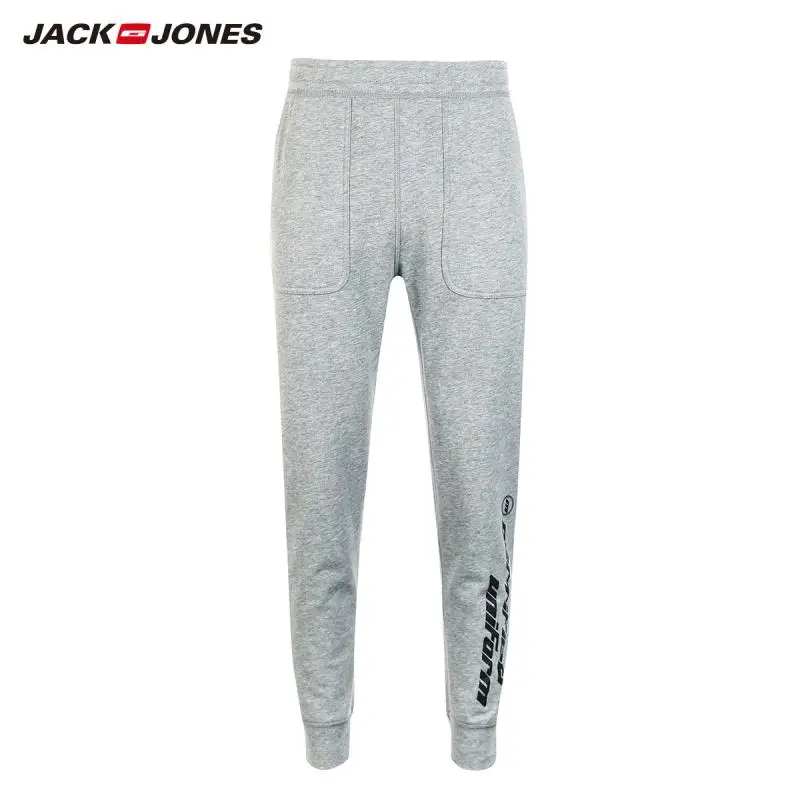 JackJones Men's 2019 Reversible Letter Print Casual Sweatpants | 219114526 Мужская одежда