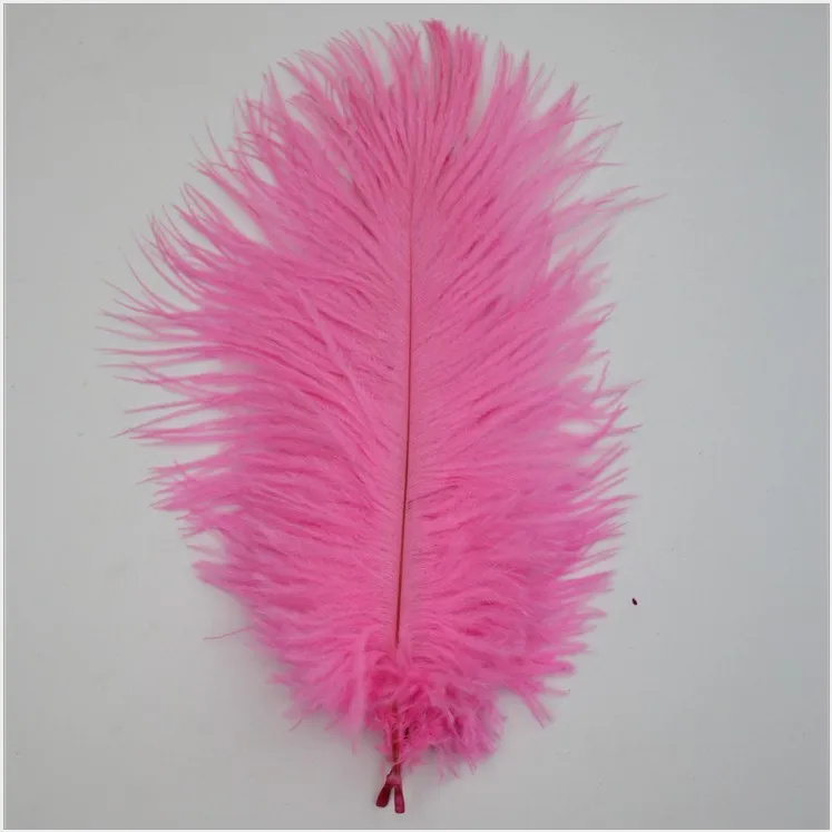 dark pink 100 шт., Розовое перо 15-20 см, белое романтическое свадебное милое украшение для дня рождения, аксессуары, фоны для фотосессии - Цвет: dark pink