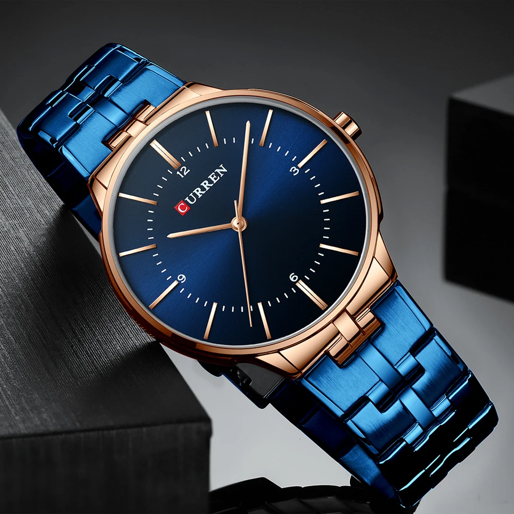 CURREN Reloj Hombre 2020 новые часы для мужчин из нержавеющей стали мужские наручные