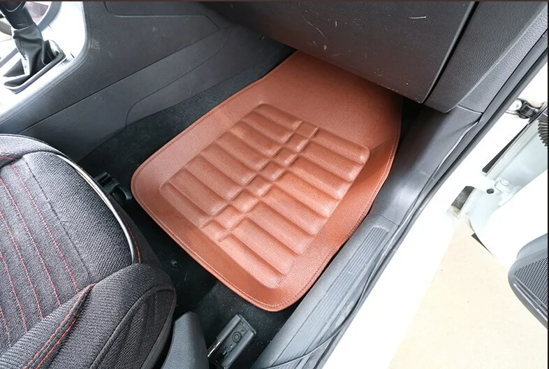 Кожа автомобиль коврик для Peugeot 107 206 207 308 309 406 505 607 807 908 1007 ковер | Автомобили и