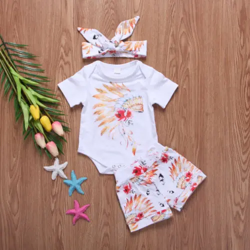 3 шт./комплект топ с повязкой на голову и брюки|outfit fashion|toddler fashionfashion girl |