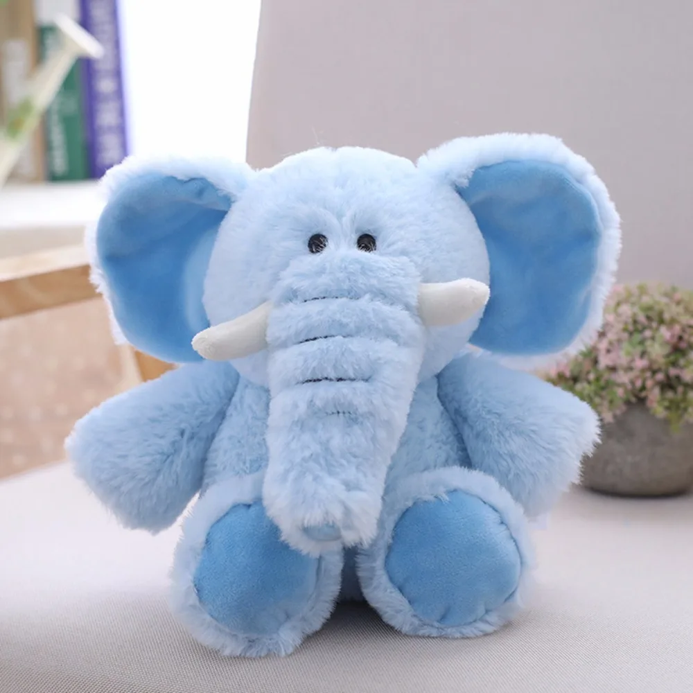 1pc 30cm Kawaii Elephant Plush Toys Infant Soft Doll For Sleeping Stuffed Animals Baby 's Playmate Gifts for Children Gift | Игрушки и