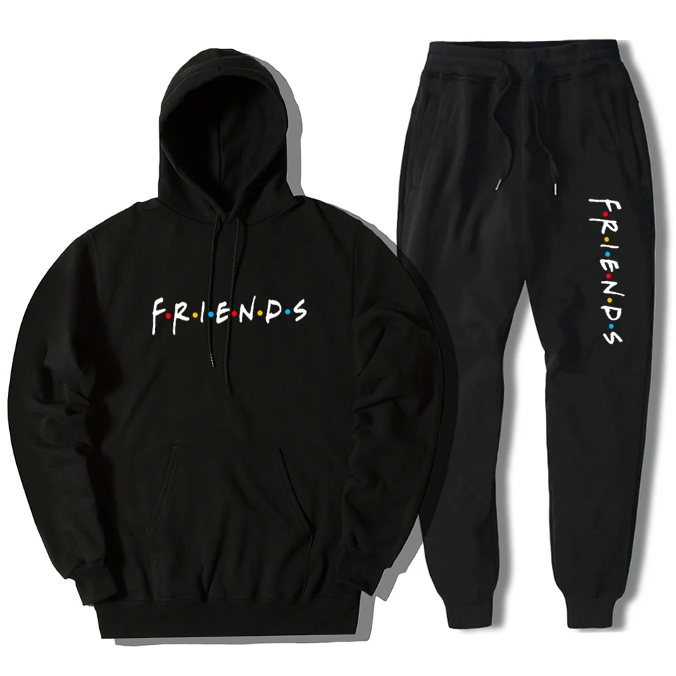 ТВ друг мужской спортивный костюм Толстовка беговые брюки для мужчин