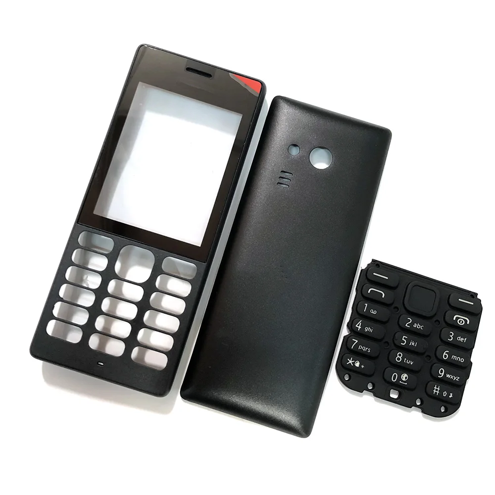 Передняя средняя рамка задняя крышка батареи для Nokia 150 Полный Корпус обложка чехол с английской клавиатурой