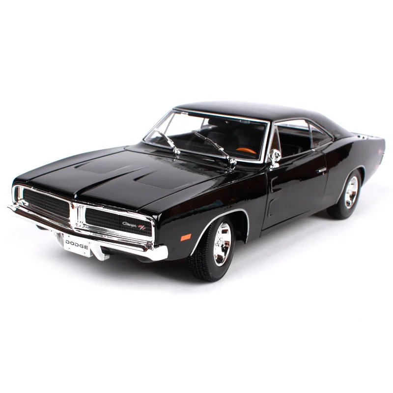 1:18 1969 DODGE зарядное устройство R/T мышцы старая модель автомобиля литья под давлением модель автомобиля игрушка Декор модель игрушки