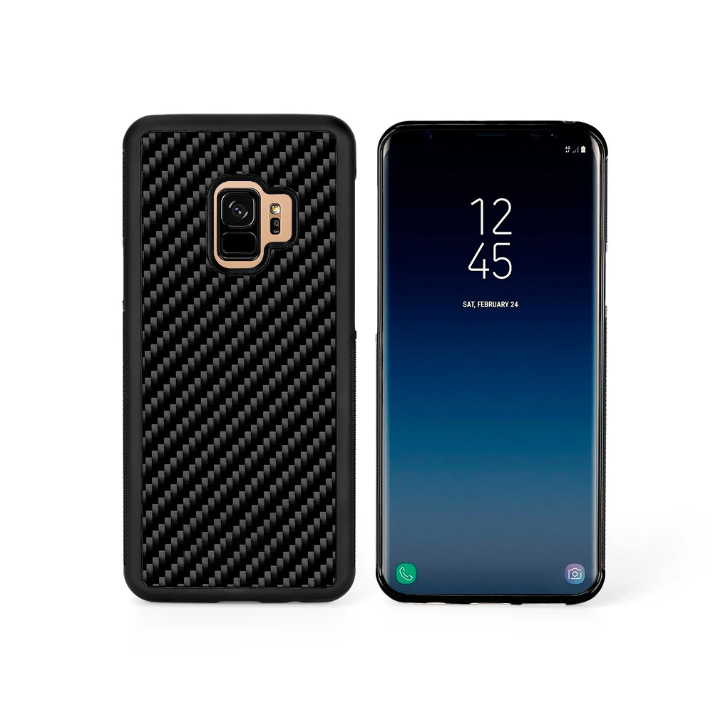 For Samsung S9 Case Для samsung Galaxy S10 S10 Lite S10 Plus чехол на заднюю панель Роскошный чехол из настоящего углеродного волокна для samsung S8 S8 Plus S9 S9 Plus Note 9 чехол - Цвет: For Samsung S9 Case