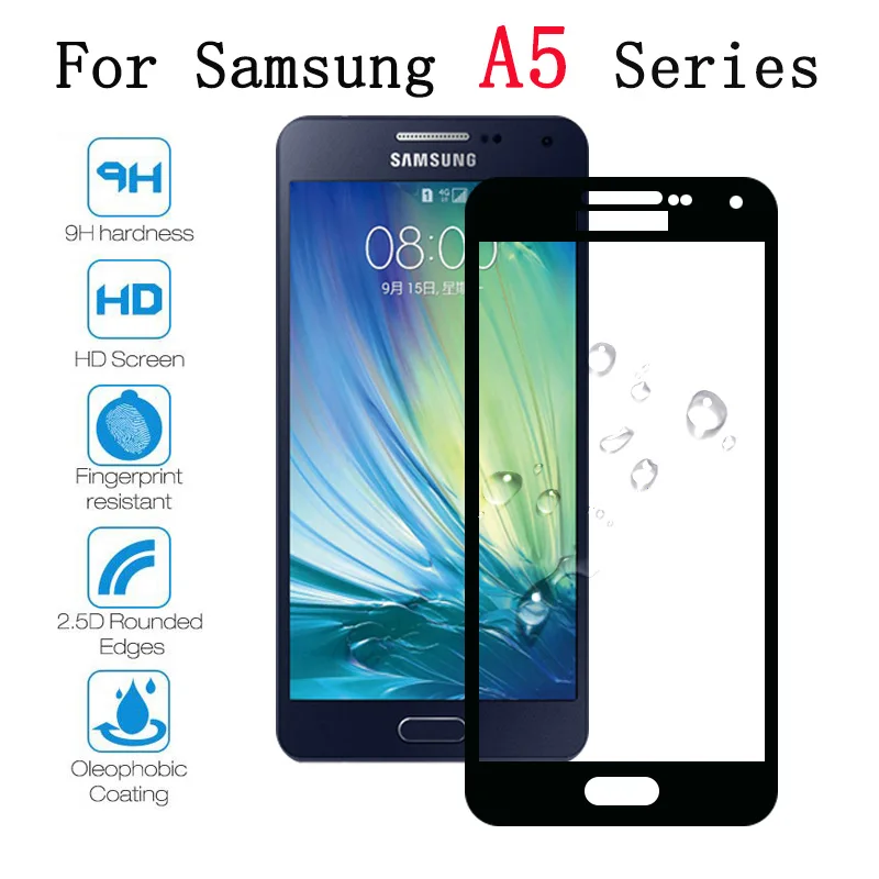 Защитное стекло для samsung galaxy A5 2016 2017 2018 samsyng galax 5A a 5 temperd tremp Защитная пленка экрана |