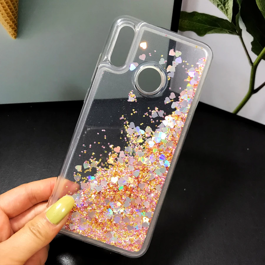 Блестящие чехлы с жидкостью для Xiaomi Redmi Note 7 Чехол qiccksand Star силиконовый мягкий