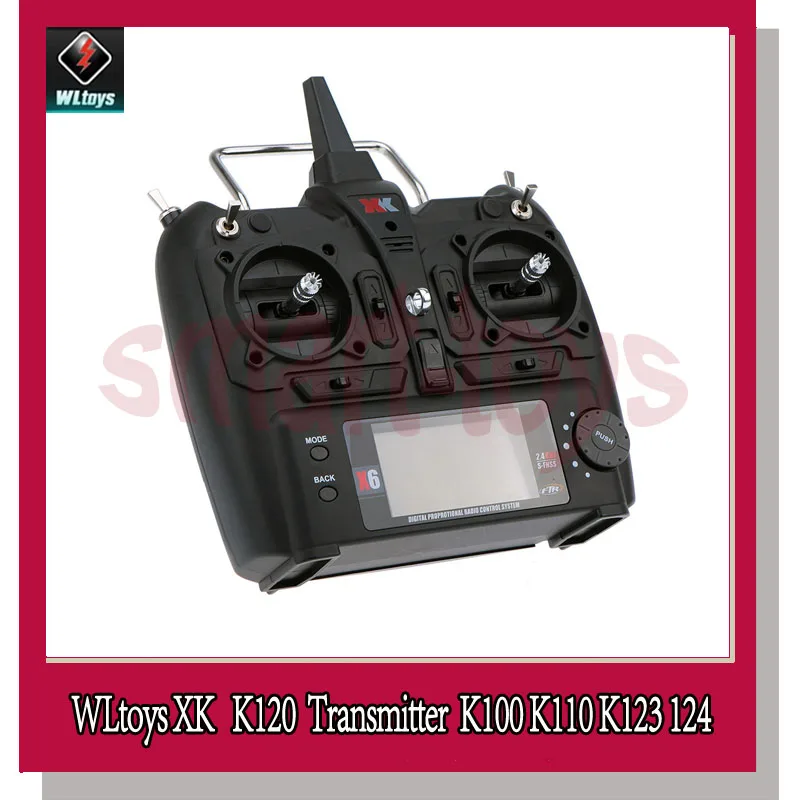 K120 Transmitter / X6 Remote Controller for WLtoys XK K130 K123 K124 K100 K110 X350 RC Helicopter Parts | Игрушки и хобби