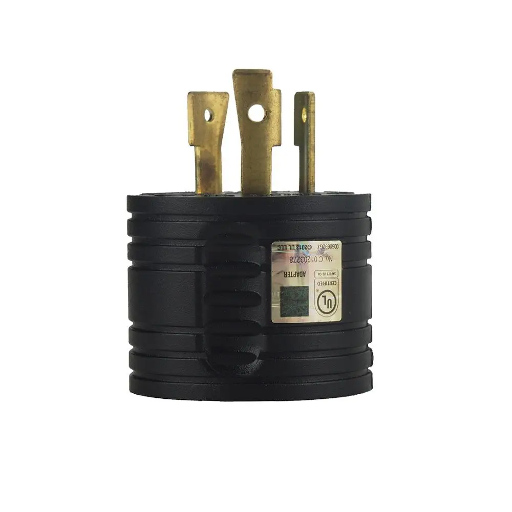 [L5 30P to TT 30R] UL CUL RV 30 AMP 3 Prong адаптер для генератора Nema L5 Male 30R Female Plug|Соединители| |