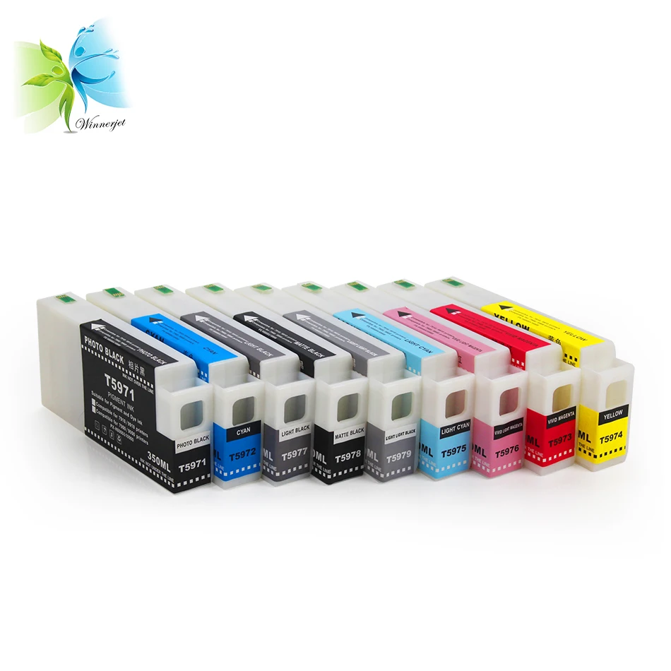 Совместимый чернильный картридж WINNERJET для принтера Epson 7890 9890 T5961-T5969 9 цветов |