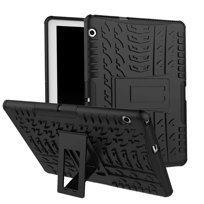 black Сверхпрочный Прочный чехол для планшета huawei MediaPad T3 10 AGS-W09/L09/L03 9,6 дюймов Чехол для Honor Play Pad 2 9,6 чехол+ подарок - Цвет: black