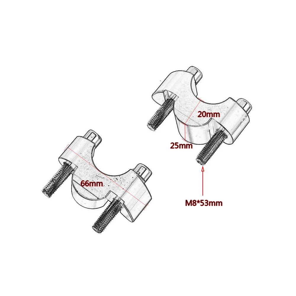 

GSXS 1000 S Aluminum Handlebar Mount Raiser Up 20mm Increase Higher Kit for 2015-2018 Suzuki GSX S GSX-S 1000 S1000F 2016 2017