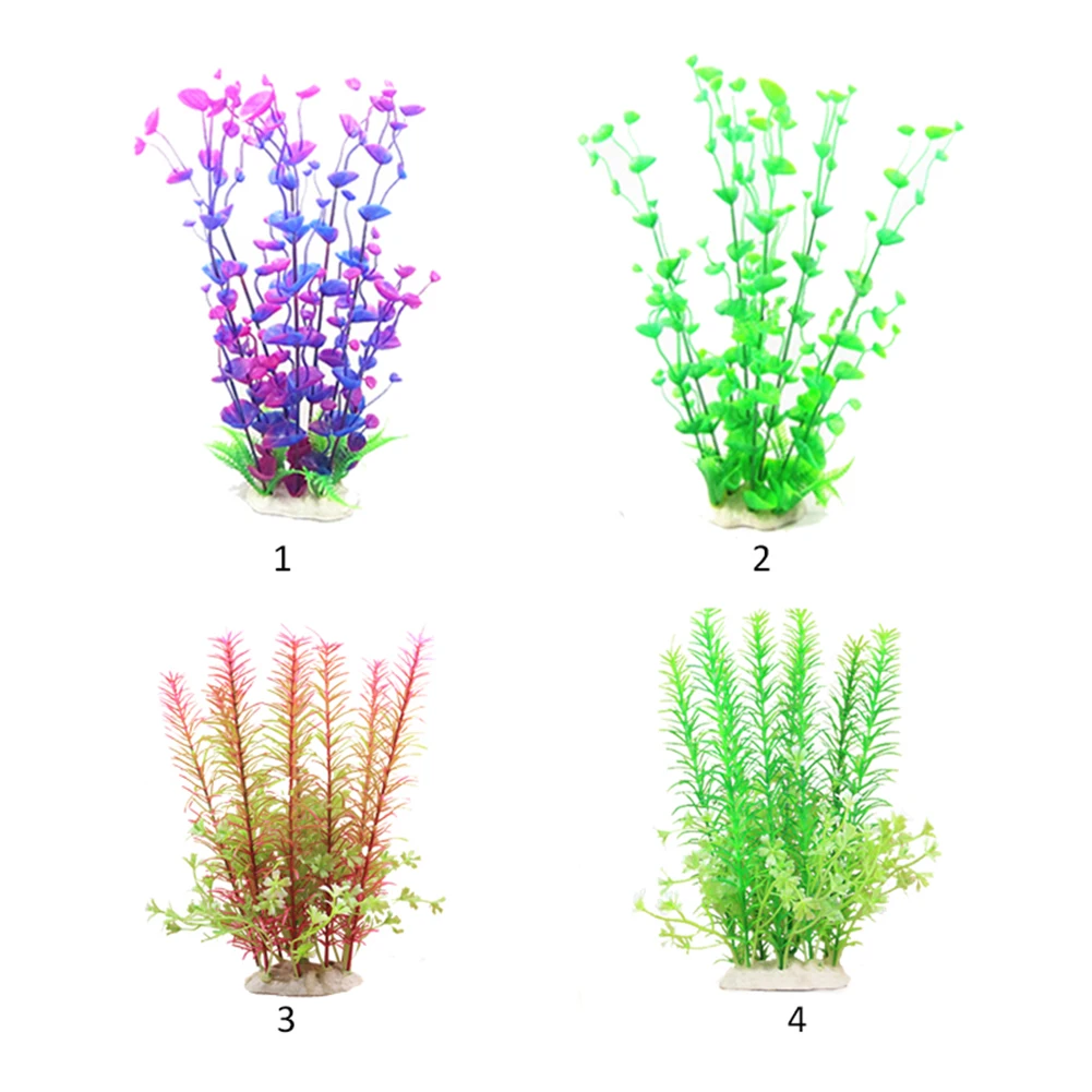 Искусственные пластиковые Подводные травы растения Fish Tank аквариумный декор