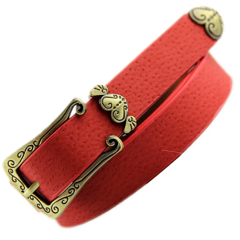 Heart stencilling vintage thin belt women's all match fashion strap Women cummerbund decoration belt|belt camera|beltbelted cow belts |