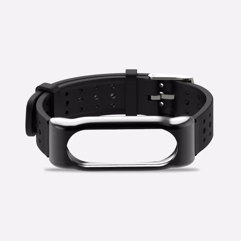 Ремешок для наручных часов mi Band 2 спортивный дышащий силиконовый сменный Браслет
