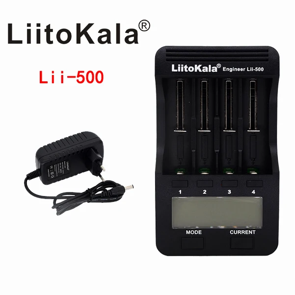 Зарядное устройство Liitokala для аккумуляторов зарядное 3 7 В/1 2 В 18650/26650/16340/18500 с