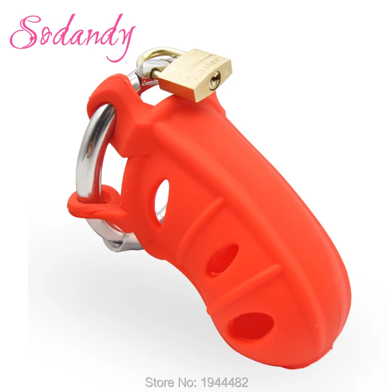 SODANDY 2017 силиконовый чехол для мужского пениса фиксирующая клетка регулируемое