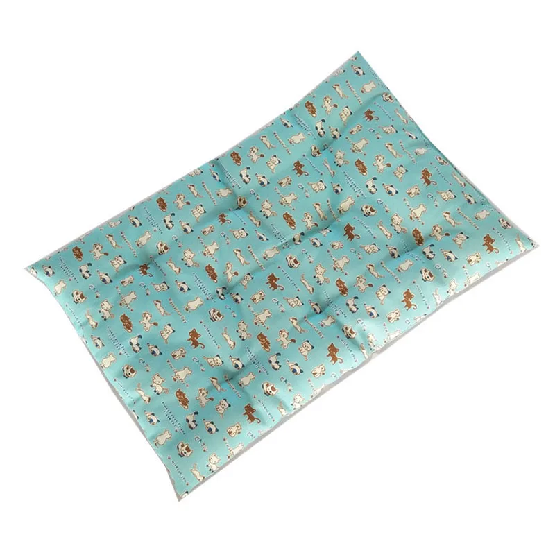 blue cat Зимняя теплая кровать для собаки, мягкое Флисовое одеяло для животных, кошачьего туалета, щенка, коврик для сна, прекрасный матрас, подушка для маленьких и больших собак, 5 размеров - Цвет: blue cat