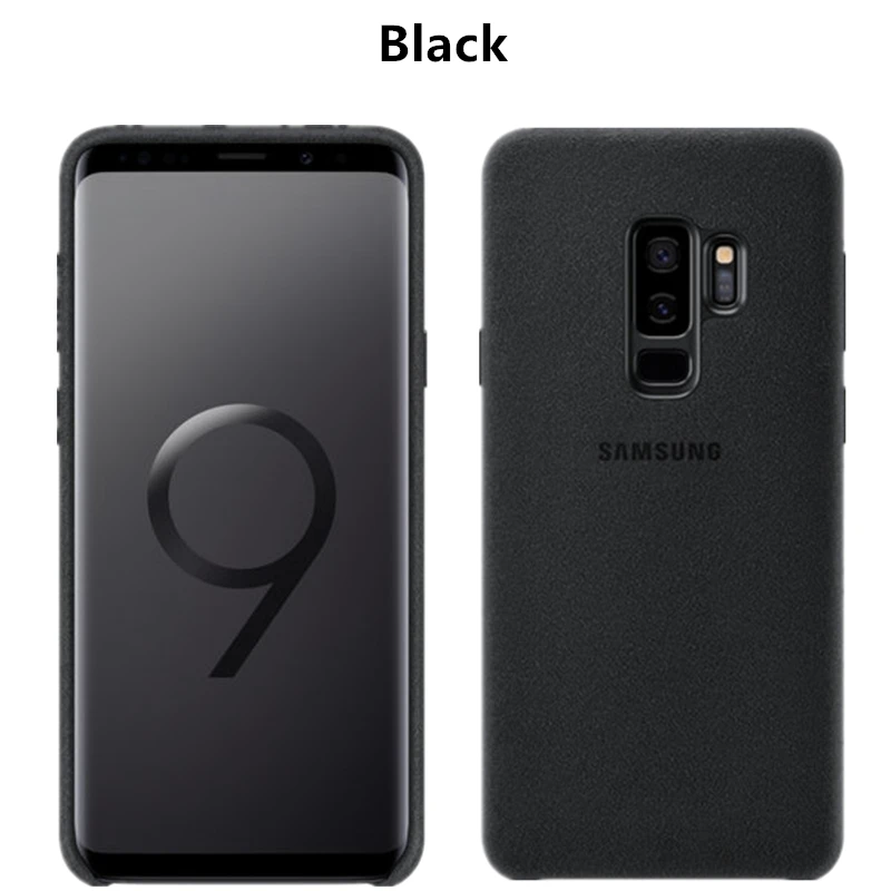 100% Оригинальный чехол Samsung Galaxy S9 / Plus кожаный для защиты от падения противоударный