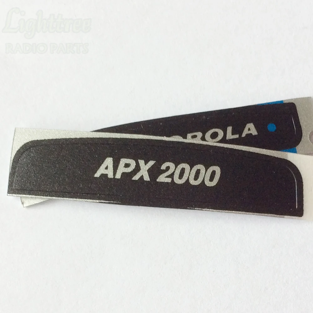 50X Schwarz Modell Label Für APX2000 Walkie Talkie