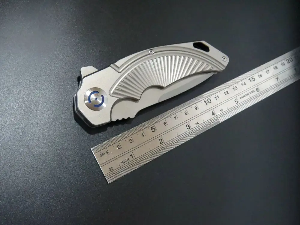 Складной нож Efeng CS 2 с шарикоподшипником лезвие D2 полностью стальная ручка