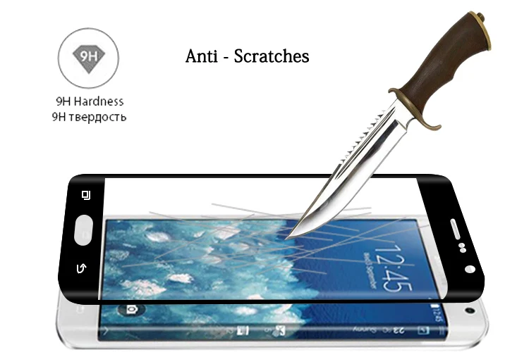Пленка из закаленного стекла с закругленными краями для Samsung Galaxy Note Edge n9150 5 6 дюйма