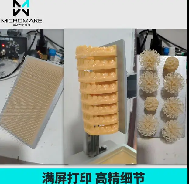 3D-принтер MICROMAKE L3 6 дюймов 2K ЖК-дисплей Светоотверждаемый SLA DLP смола высокая