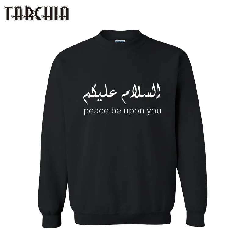 Новинка осени 2018 дизайнерские толстовки TARCHIA PEACE BE UPON YOU мужской модный брендовый