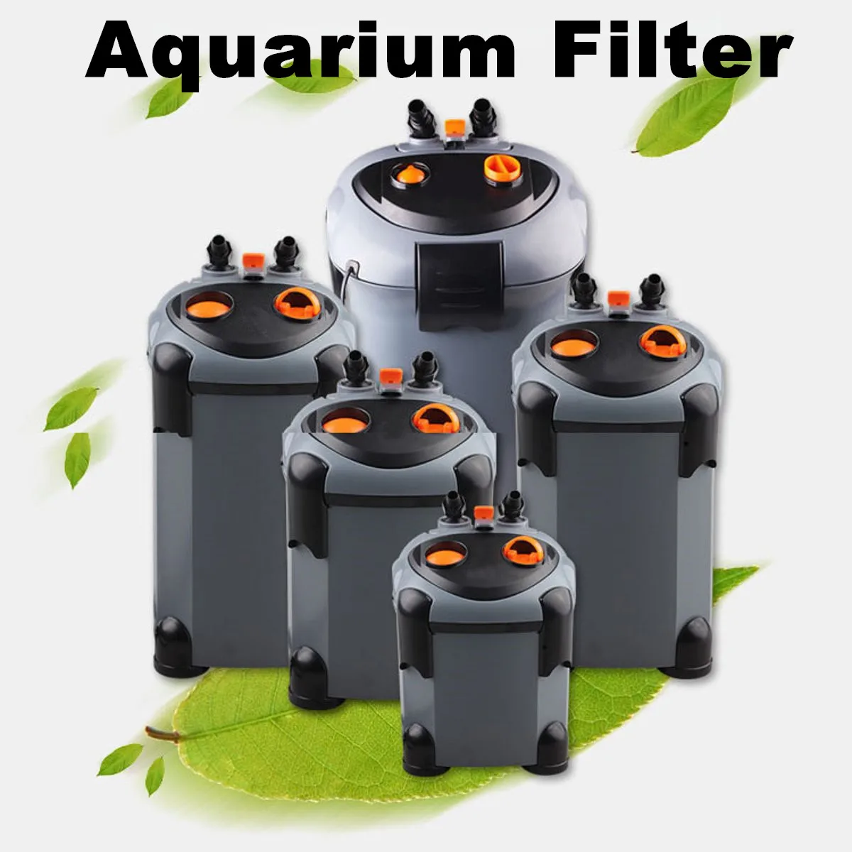 

Aquarium External Water Filter Fish Tank Booster Canister Sponge Filtration Aquarium Pond Filtration System Filtering Barrel