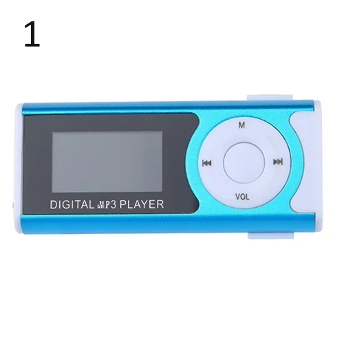 1.3&quot Mini USB Clip LCD Screen MP3 Media Player Support 16GB Micro SD TF 6II2 | Электроника