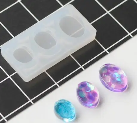 Круглая овальная квадратная звезда серьги-гвоздики в виде геометрических фигур силиконовая форма для ювелирных изделий Подвеска Смола силиконовая форма «сделай сам» эпоксидная смола, форма