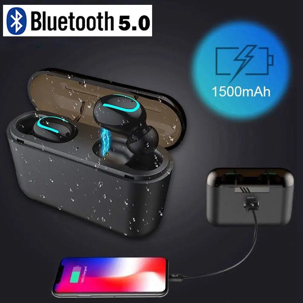 IPX5 Bluetooth 5 0 наушники 1500 мАч зарядная коробка TWS Беспроводные для Oysters Омск |