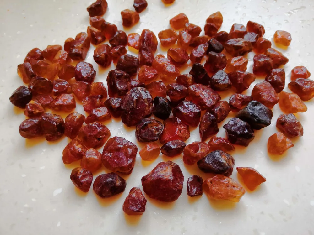 Грубый гранат-апельсин гранат CRYSTALS-100CT оптовая продажа | Дом и сад
