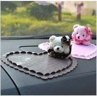 car supplies bear doll car slip resistant three dimensional heart slip resistant pad mobile phone pad