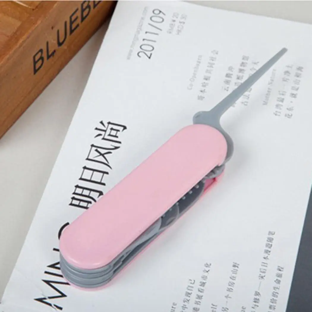 Розовое зеркало интегрированное ABS с мини 1 Портативный Multi function 5 складной набор в