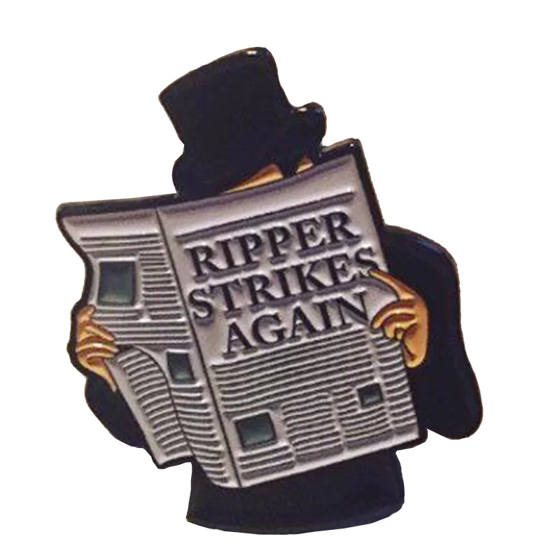 Эмалированная булавка Jack the Ripper