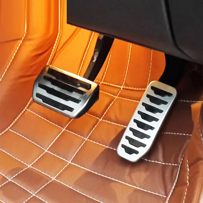 

For Jaguar XE F-PACE X761 Car-styling Stainless steel Brake Fuel Gas Pedal Pedales Cover Trim Accessories
