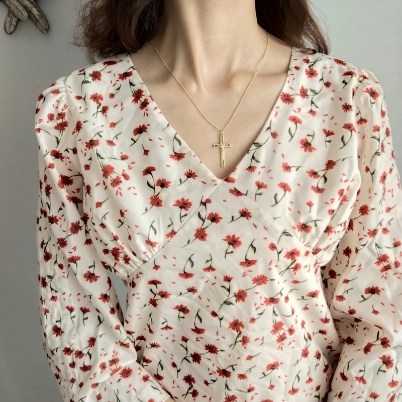 925 пробы, серебро, 18 k, золото, колье, религиозный крест, ожерелье, мужские ювелирные изделия, унисекс, для мужчин и женщин, ожерелье, новые праздничные украшения