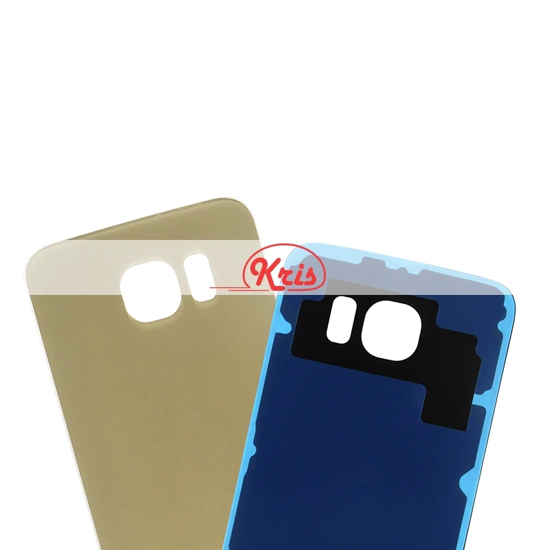 1 шт. 4 цвета S6 Корпус Задняя стеклянная крышка HH для Samsung Galaxy G920 G920F батарея задняя