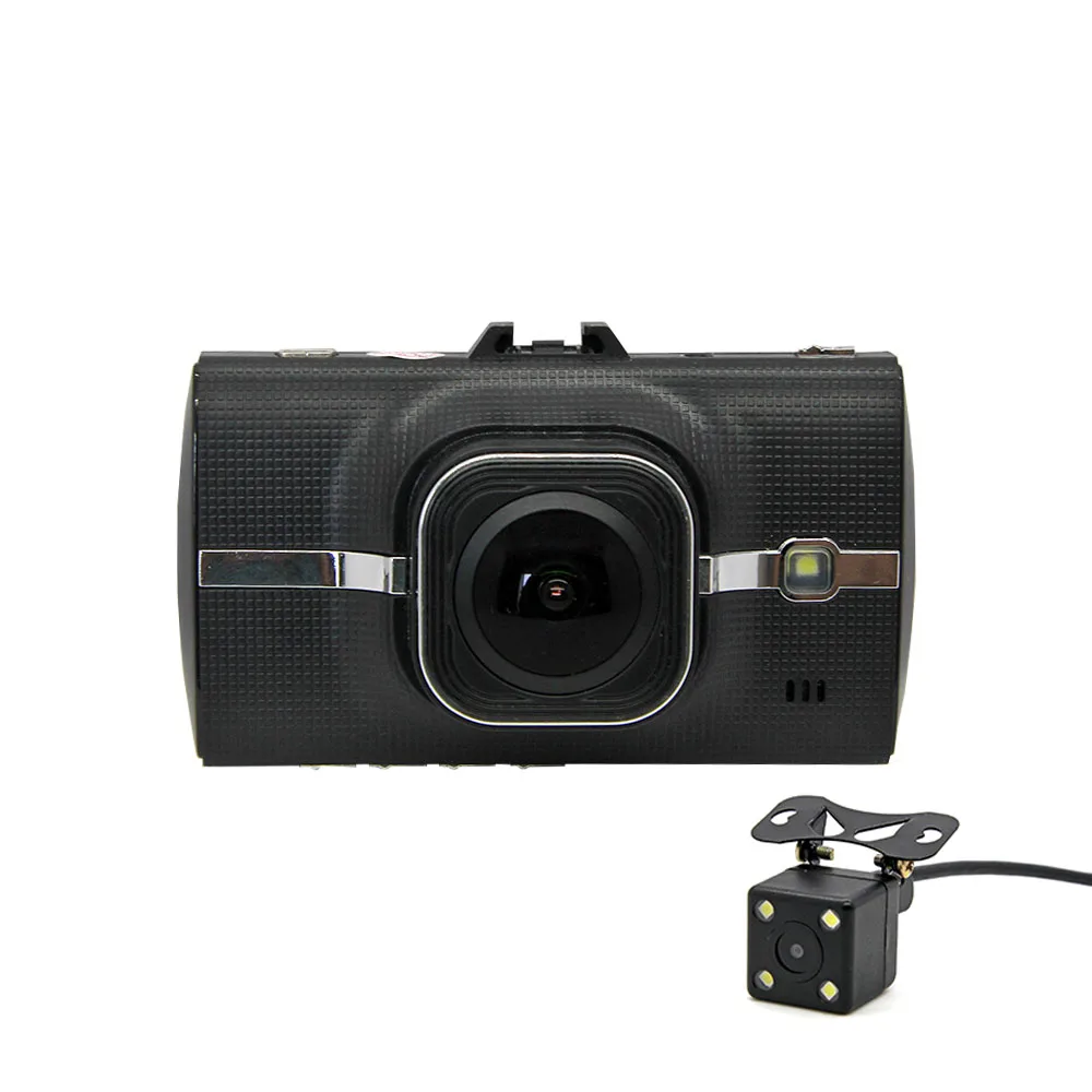 Dual Camera Bluavido видеорегистратор с двумя объективами Full HD 1080P WDR Автомобильный видеорегистратор Камера с функцией ночного видения Автомобильный видеорегистратор g-сенсор циклическая запись - Color Name: Dual Camera